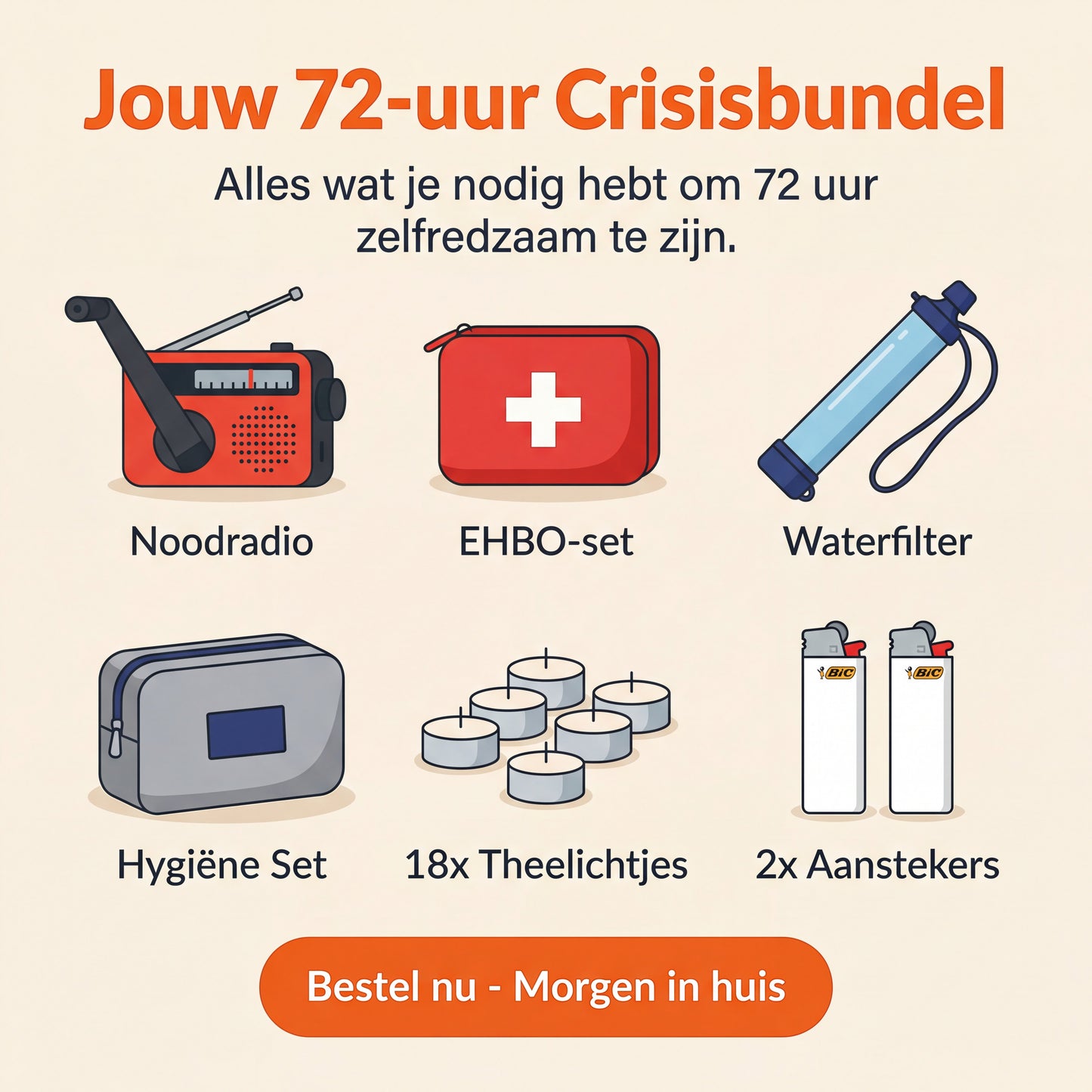 De Crisisbundel 72-uur